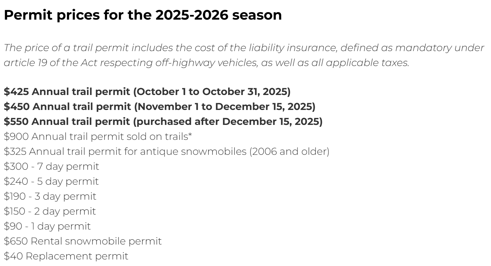 Possible rates for 26/27